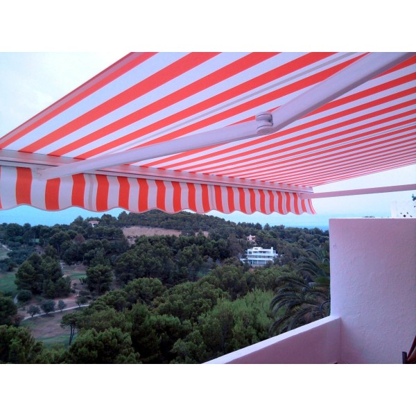 Lona para Toldo 2052 Naranja N | Acrílica Sauleda Masacril 300 g/m²