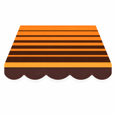 Lona Degradée para Toldo BC100 Naranja marrón |  Masacril 300 g/m² | 2,50 m de ancho