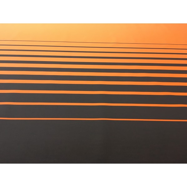 Lona Degradée para Toldo BC100 Naranja marrón |  Masacril 300 g/m² | 2,50 m de ancho