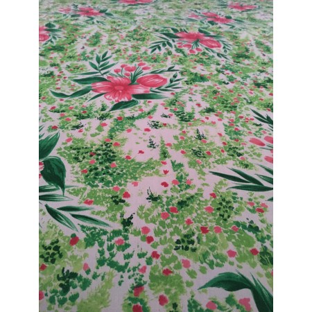 Lona para toldos estampada para Toldo Cancun 2 reverso verde | 400 g/m² | 2,50 m ancho