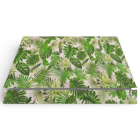 Lona para toldos estampada para Toldo 4059 Jungla reverso verde | 400 g/m² | 2,50 m ancho
