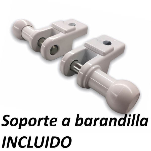 Juego 2 Brazos Toldo Balcón para Sujeción a Barandilla
