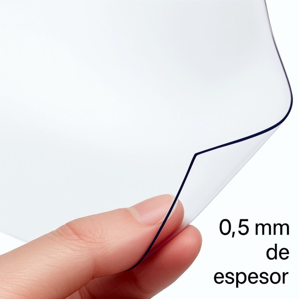 Plástico PVC Transparente en 1,40 m | Lona Flexible 625 g/m² para Cerramientos y Toldos | Teletol