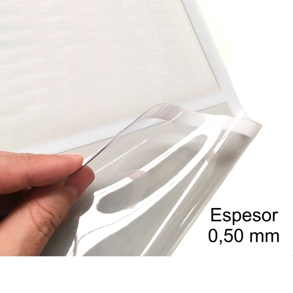Lona PVC Transparente Dibujo Ventana 1,40 m | Cerramiento Exterior Flexible UV | Teletoldo
