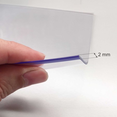 Lama PVC Transparente 20 cm x 2 mm | Antiruido y Antifrío | REACH | Teletoldo
