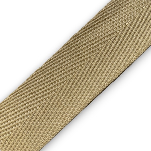 Cinta Espiga 25 mm beige para Toldos | Ribete Refuerzo por Metros