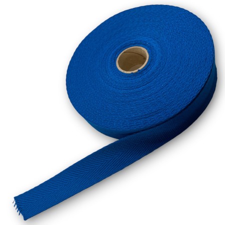 Cinta Espiga 25 mm azul clara para Toldos | Ribete Refuerzo por Metros