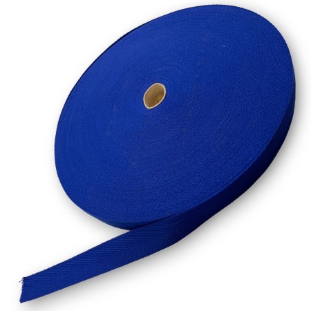 Cinta Espiga 25 mm azul oscura para Toldos | Ribete Refuerzo por Metros
