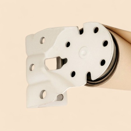 Soportes universales para toldo | Juego de 2 en acero lacado blanco