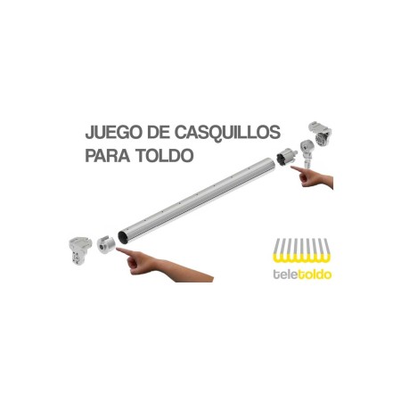 Cantoneras para toldo | Juego de casquillos varias medidas | Máquina y pivote