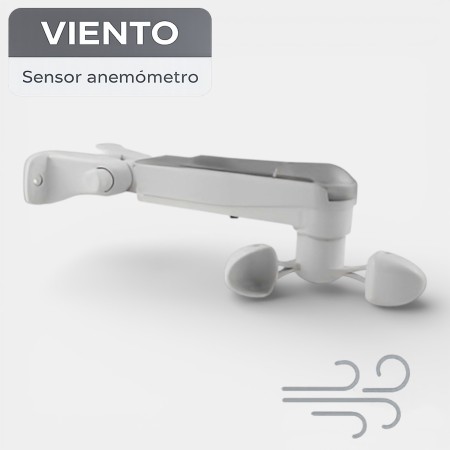 Anemómetro WindTec Cherubini Viento con Radio Integrada | Sensor automático para toldos