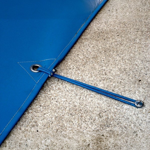 Tensor elástico 8 mm piscina con grapa inox