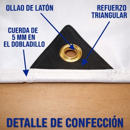 Lona PVC 670 g/m² Impermeable a Medida con Refuerzos