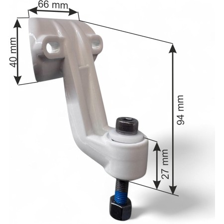 Soporte Frontal Brazo Extensible Toldo | Compatible Gaviota PREMIUM y SMART | Kit Completo Aluminio