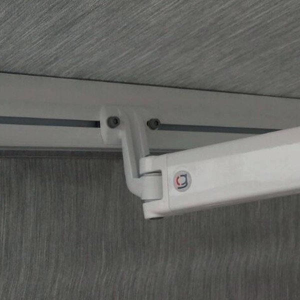 Soporte Frontal Brazo Extensible Toldo | Compatible Gaviota PREMIUM y SMART | Kit Completo Aluminio