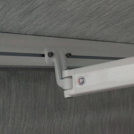 Soporte Frontal Brazo Extensible Toldo | Compatible Gaviota PREMIUM y SMART | Kit Completo Aluminio