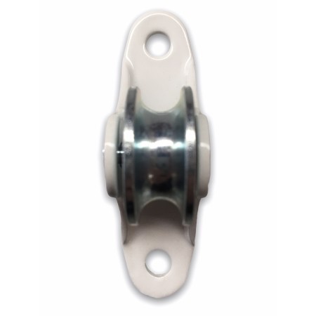 Polea metálica para pérgola corredera | polea cuerda 6 mm | recambio profesional toldos