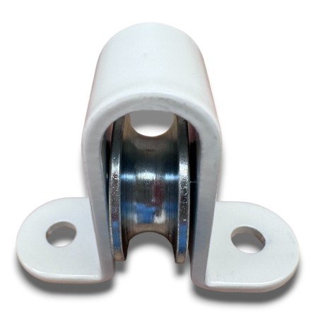 Polea metálica nº2 para pérgola corredera | polea cuerda 6 mm | recambio profesional