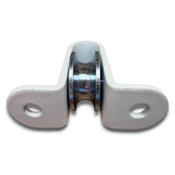 Polea metálica nº2 para pérgola corredera | polea cuerda 6 mm | recambio profesional