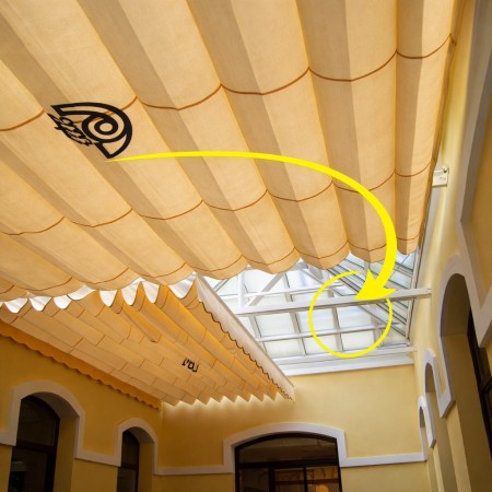 Perfil guía pérgola corredera 80x40 aluminio | 2 mm espesor | guía toldo corredero