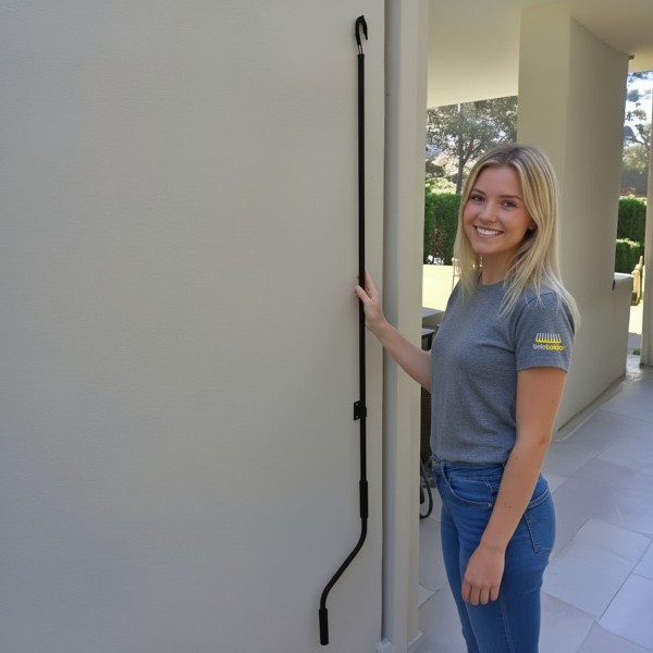 Manivela toldo con soporte pared | Profesional acero