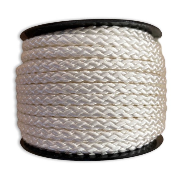 Cuerda para Pérgola y Toldo 6 mm | Rollo 20 m Poliéster Trenzado | Cuerda Profesional Exterior