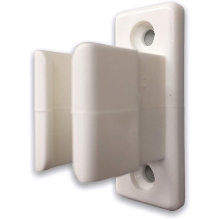 Pinza sujeta manivela toldo | Soporte pared blanco o negro