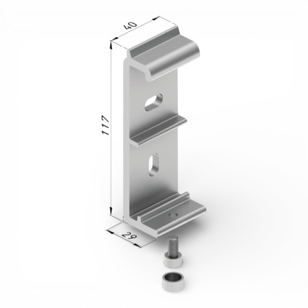 Soporte DESERT Gaviota original | Soporte pared cofre toldo Desert D1