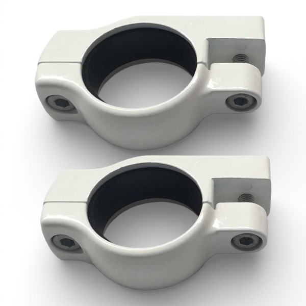 Adaptador soporte toldo para barandilla redonda Ø50 mm | Fijación brazo balcón
