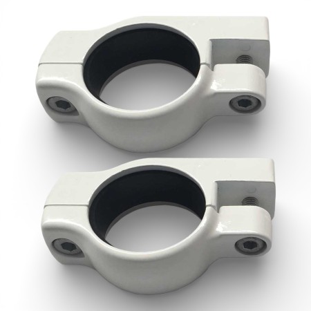 Adaptador soporte toldo para barandilla redonda Ø50 mm | Fijación brazo balcón