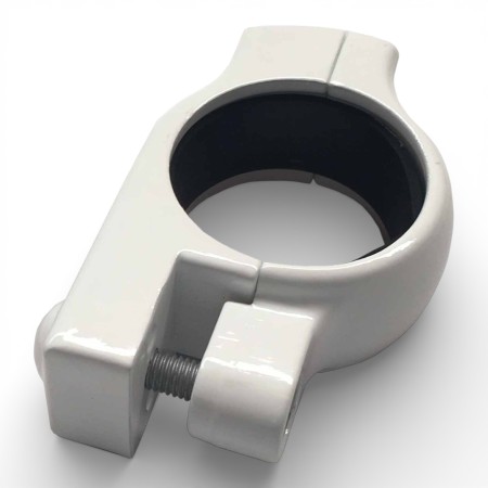 Adaptador soporte toldo para barandilla redonda Ø50 mm | Fijación brazo balcón