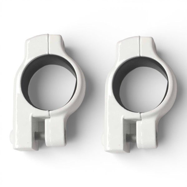 Adaptador soporte toldo para barandilla redonda Ø50 mm | Fijación brazo balcón