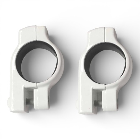Adaptador soporte toldo para barandilla redonda Ø50 mm | Fijación brazo balcón