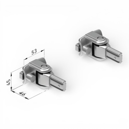 Recambio brazo toldo balcón con muelle | Juego derecho + izquierdo