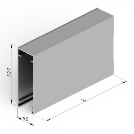 Guía Quitavientos para Toldo Vertical | Perfil Guía Lateral de Aluminio