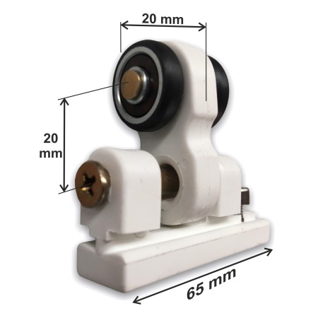 Polea con Rodamiento para Pérgola | Recambio Guía Pérgola | Polea Deslizante Profesional