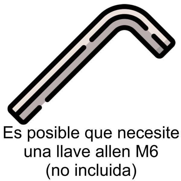 llave allen ajuste maquina toldo instalacion