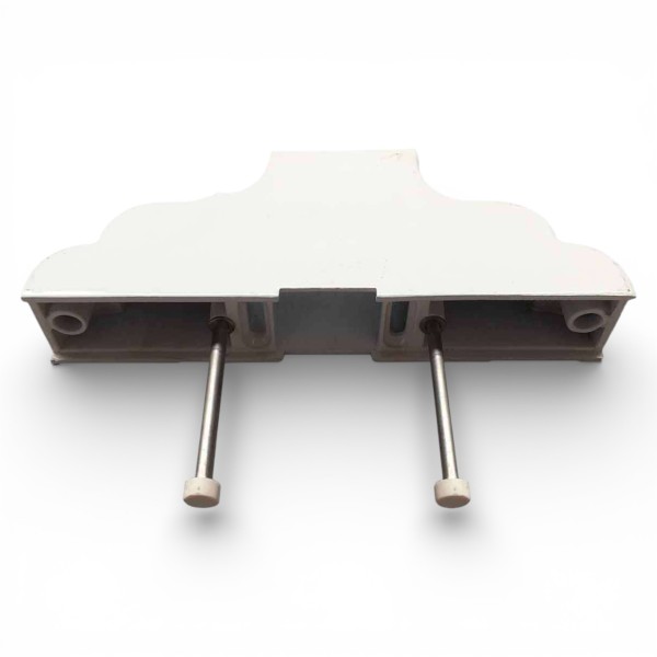 Capitel aluminio pérgola 80x40 | soporte unión poste viga frontal | incluye tornillería