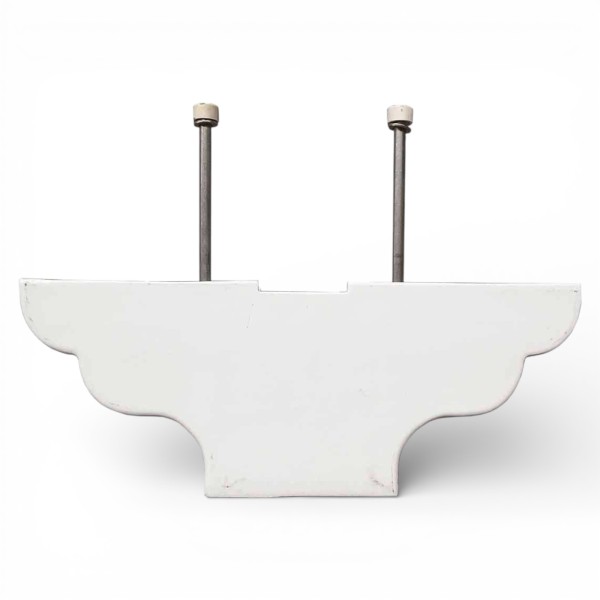 Soporte capitel de aluminio tipo pecho paloma para unión de poste y viga en pérgola con tornillos incluidos