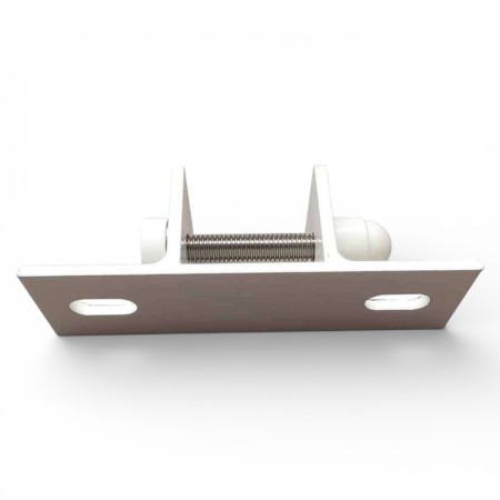 Soporte guía pérgola sobre viga | aluminio 40x40 compatible 80x40 | anclaje superi