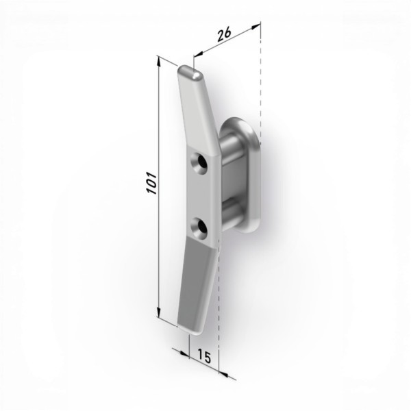 detalle lateral atacuerdas capota soporte cuerda plástico