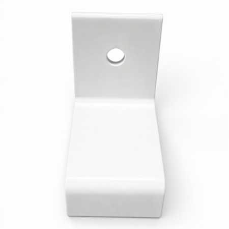 soporte capota techo blanco fijacion superior toldo