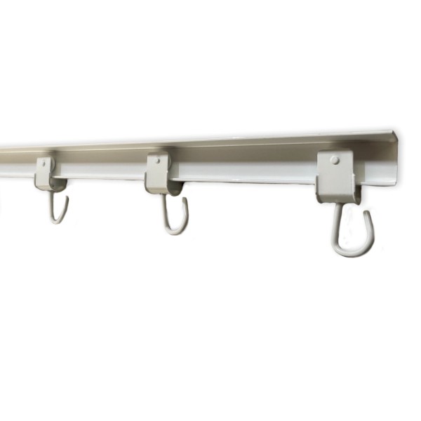Riel aluminio cortina exterior | Carril para cortinas de porche, pérgola y terraza
