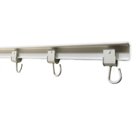 Riel aluminio cortina exterior | Carril para cortinas de porche, pérgola y terraza