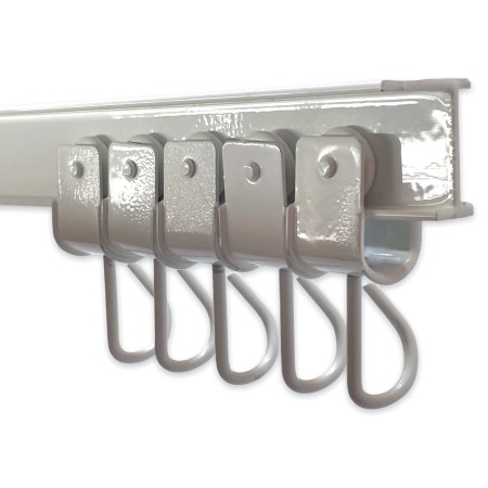 Riel aluminio cortina exterior | Carril para cortinas de porche, pérgola y terraza