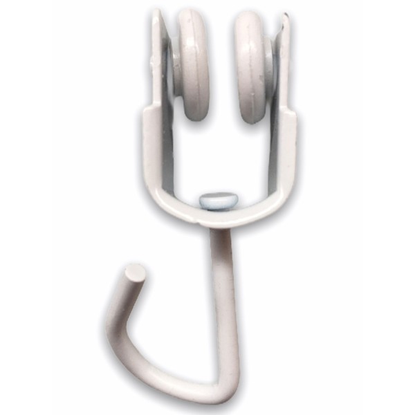 Poleas para riel de cortina | Pack 5 poleas corredizas para cortinas exteriores