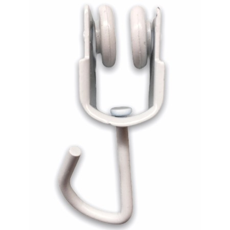 Poleas para riel de cortina | Pack 5 poleas corredizas para cortinas exteriores