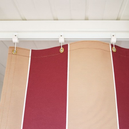 Poleas para riel de cortina | Pack 5 poleas corredizas para cortinas exteriores