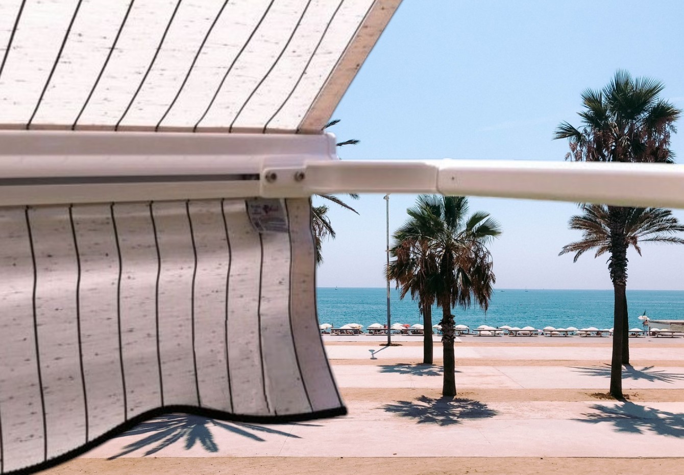 Brazos para toldo extensible, pared y balcón | Recambios y kit