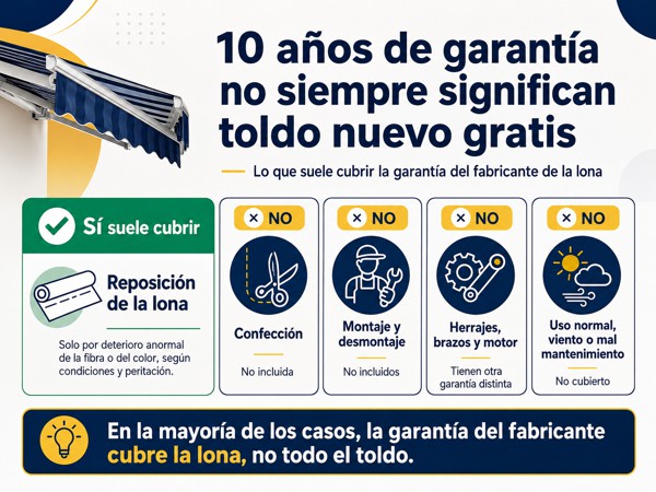 Garantia real toldo